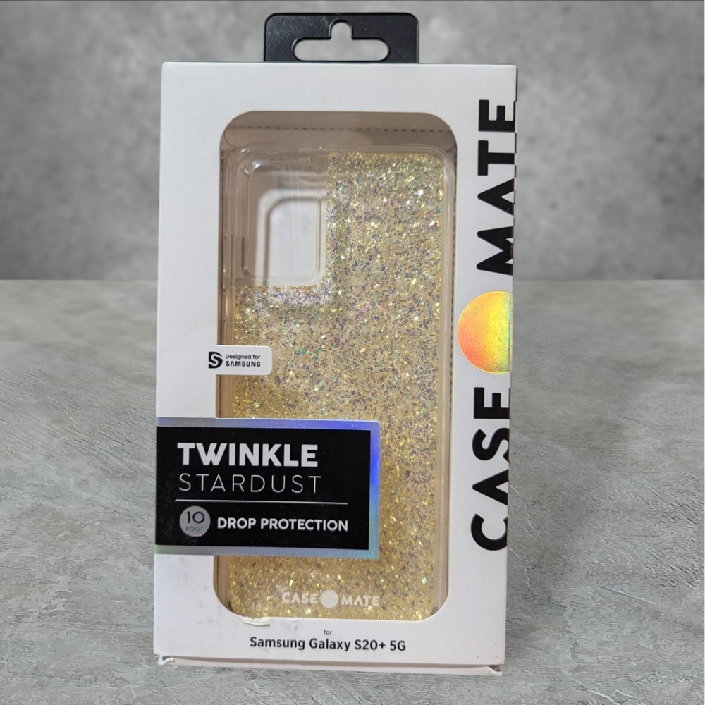 Q2. Case-Mate Twinkle Stardust Case For Samsung Galaxy S20+ 5G - Gold Glitter
